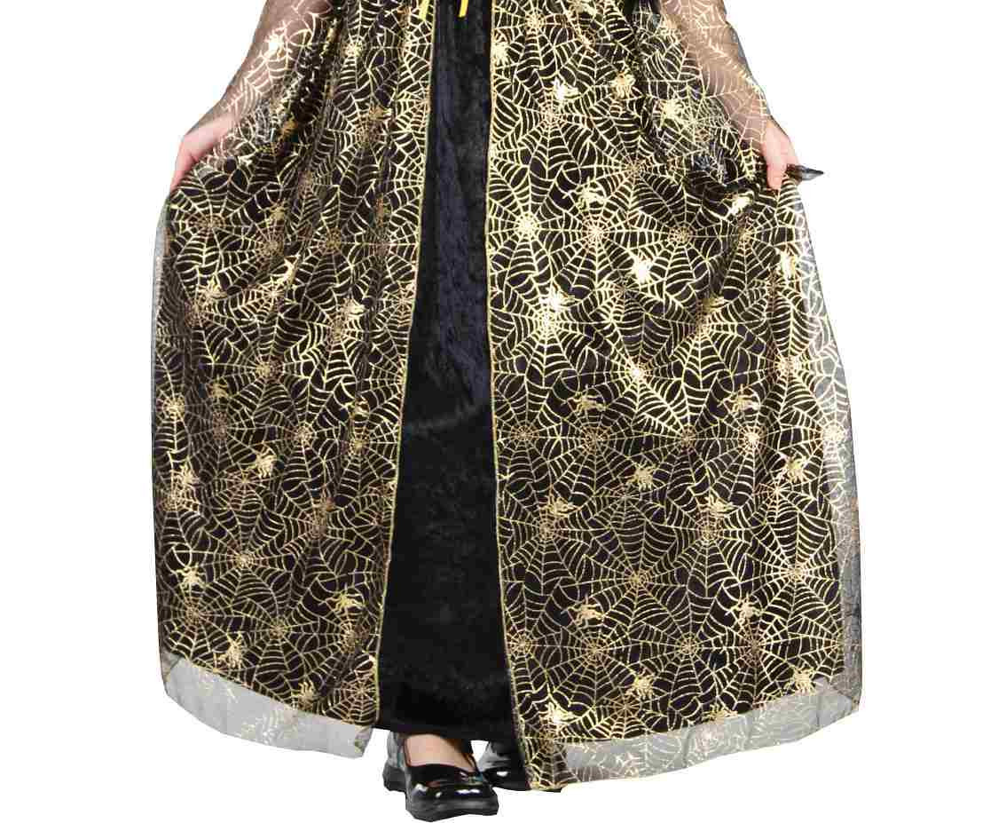 Role play-set for child Spider Witch (dress, collar), size 110/120 cm EOL